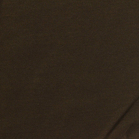 Polyester Cotton Jersey Knit Fabric, 170 gsm, 155 cm — Brown