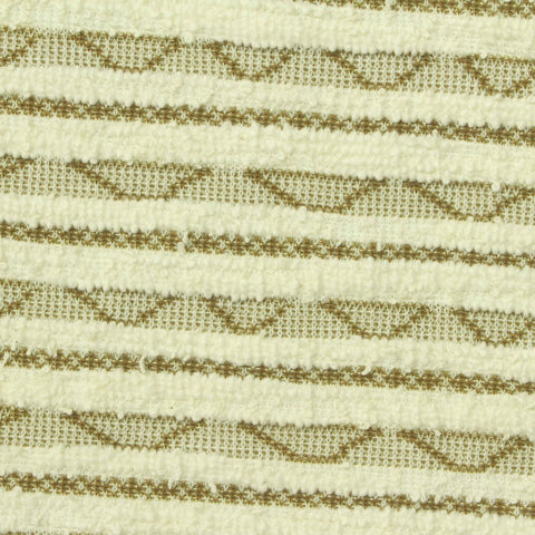 Cream Zigzag Bouclé, Poly-Cotton