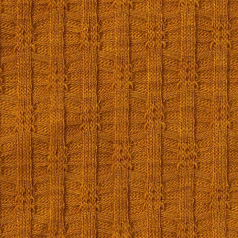 Orange Dot Rib Knit, Polyester