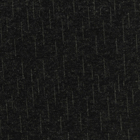 Jacquard Viscose Polyester Stretch Ponte Knit Fabric, 390 gsm, 150 cm — Black