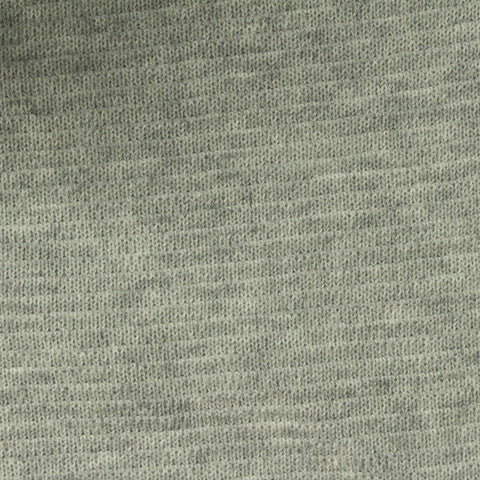 Grey Marl Interlock Knit, Cotton-Nylon