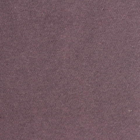 Brushed Cotton Polyester French Terry Fabric, 259 gsm, 195 cm — Purple, ref EF-267638