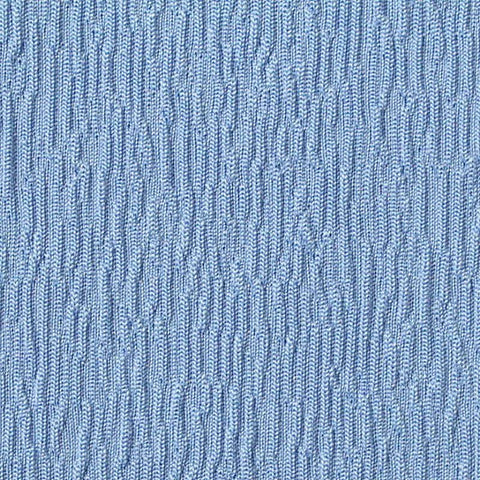 Jacquard Polyester Stretch Knit Fabric, 280 gsm, 130 cm — Blue