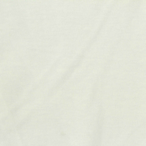 100% Cotton Jersey Knit Fabric, 160 gsm, 175 cm — White