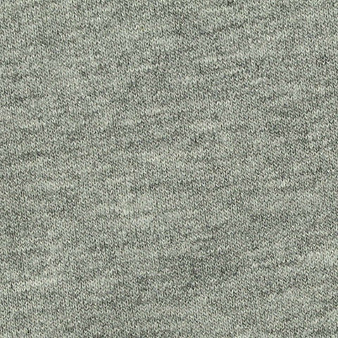Heather Grey Marl French Terry, Poly-Cotton, 210 gsm, 180 cm