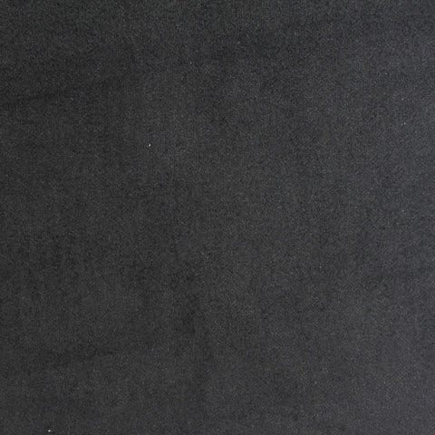 Polyester Stretch Faux Suede Fabric, 310 gsm, 154 cm — Black