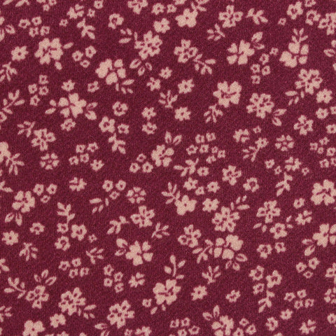 Beige Floral Knit, Polyester