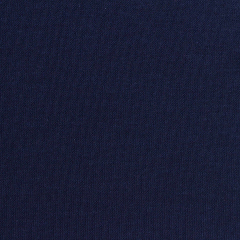 Cotton Polyester French Terry Fabric, 295 gsm, 178 cm — Navy