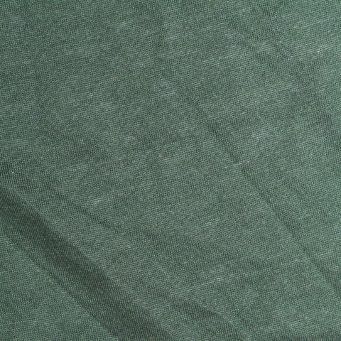 Heathered Green Marl Jersey Knit, Poly-Cotton