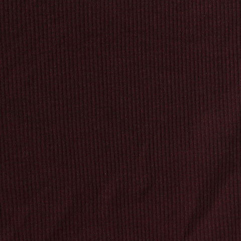 Polyester Stretch Rib Knit Fabric, 330 gsm, 120 cm — Red