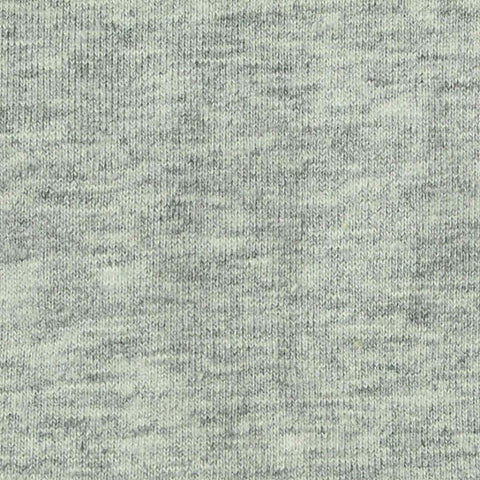 Light Grey Marl Jersey Knit, Cotton, 200 gsm