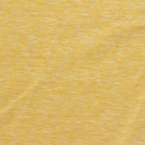 Yellow Marl Piqué Knit, Cotton-Linen