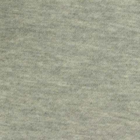 Light Grey-Green Marl French Terry, Cotton-Poly, 300 gsm