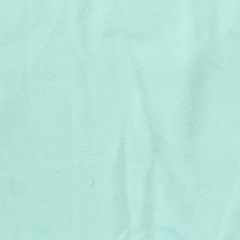 Brushed Polyester Stretch Milk Silk Knit Fabric, 213 gsm, 165 cm — Blue
