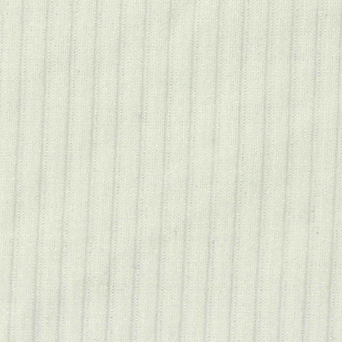 Polyester Viscose Stretch Rib Knit Fabric, 212 gsm, 150 cm — Beige