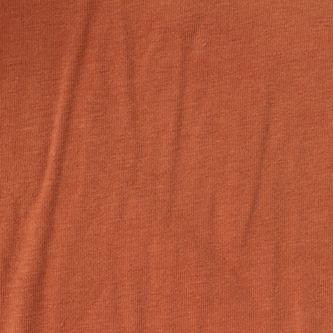 Cotton Stretch Jersey Knit Fabric, 180 gsm, 178 cm — Orange