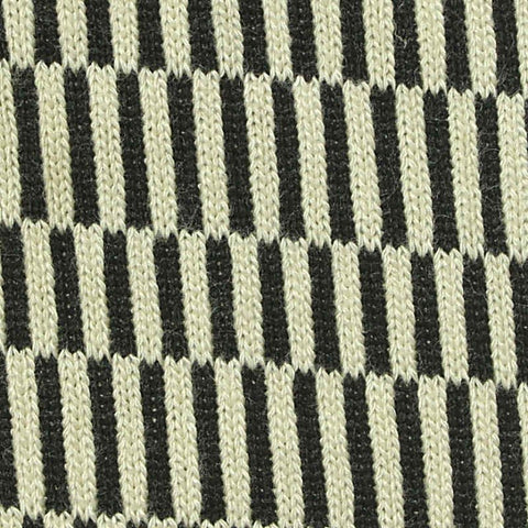 Black Geometric Jersey Knit
