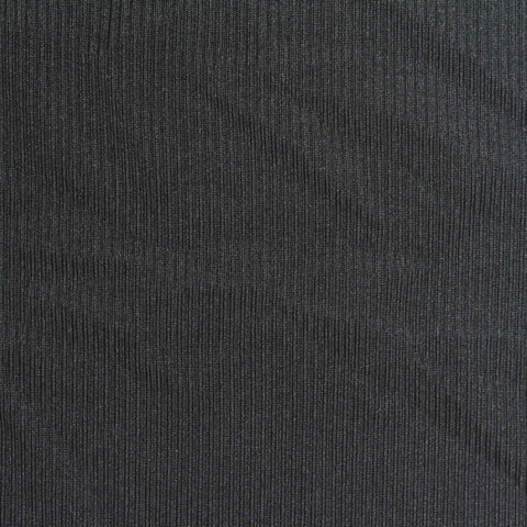Polyester Stretch Rib Knit Fabric, 300 gsm, 130 cm — Grey