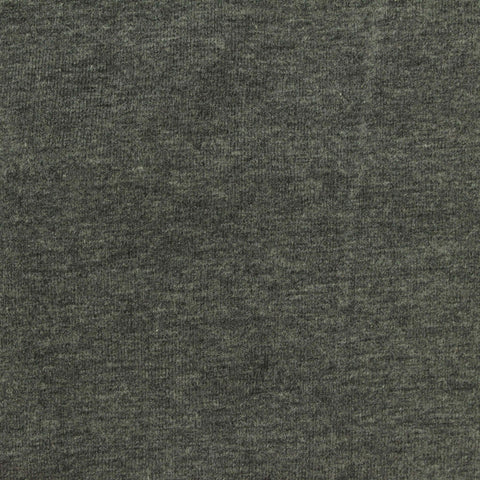 Dark Grey-Green Marl Jersey Knit, Cotton-Modal
