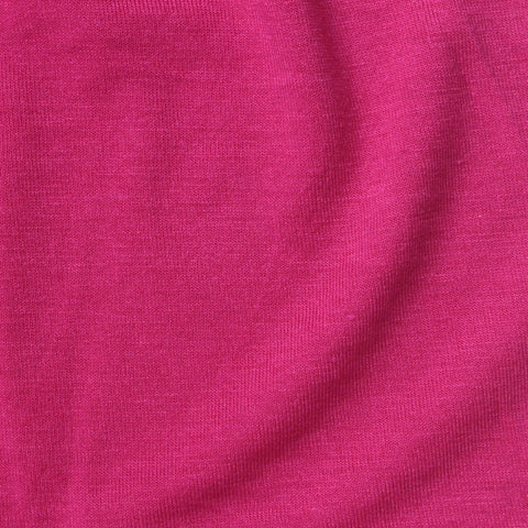 Polyester Viscose Stretch Jersey Knit Fabric, 170 gsm, 160 cm — Pink