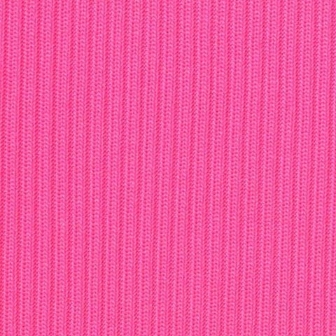 Hot Pink Rib Knit, Polyester