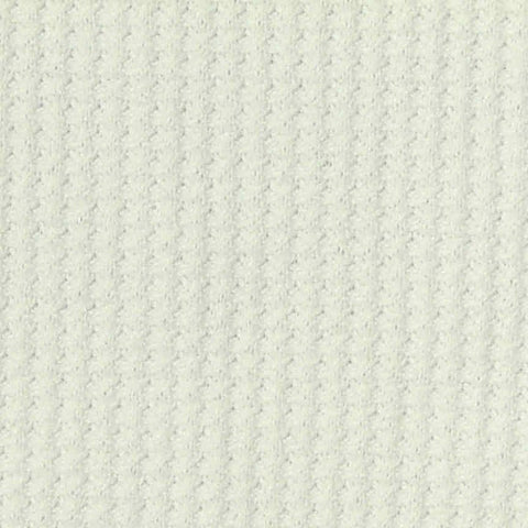 Polyester Stretch Waffle Knit Fabric, 320 gsm, 160 cm — White