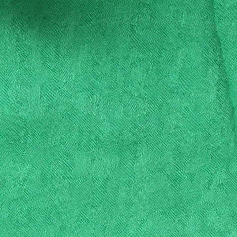 Green Tone-on-Tone Jacquard, Viscose