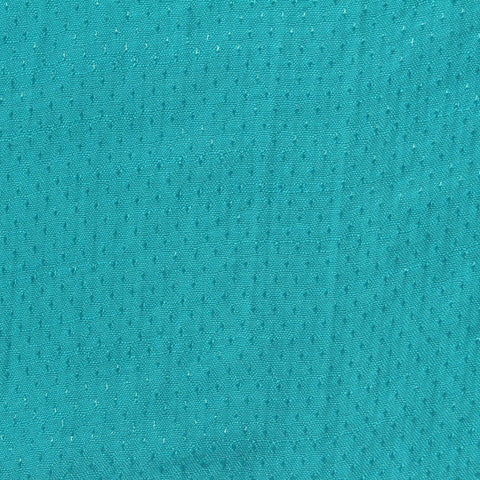 Teal Dot Jacquard, Viscose-Poly
