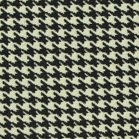 Black Houndstooth Bengaline, Viscose-Poly