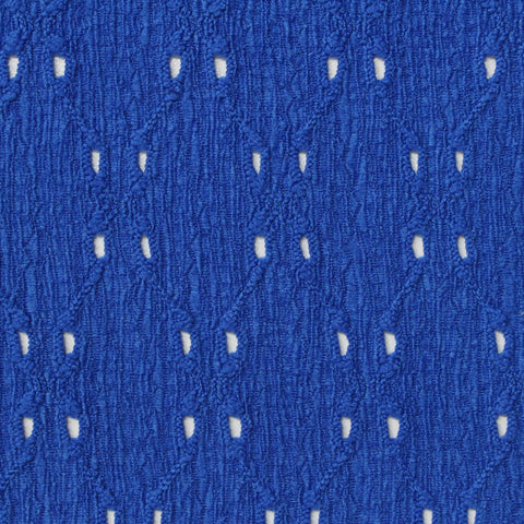 Jacquard Polyester Stretch Warp Knit Fabric, 170 gsm, 160 cm — Blue