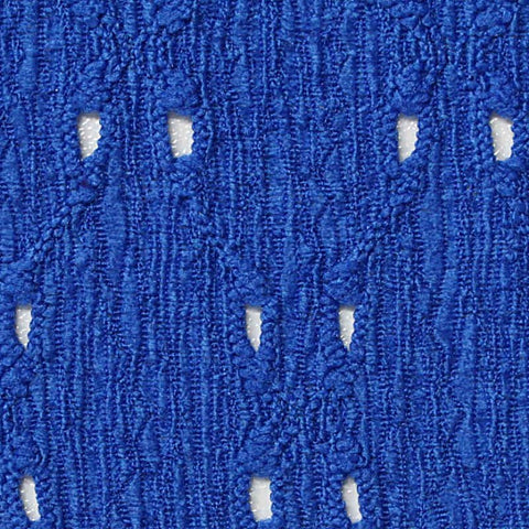Jacquard Polyester Stretch Warp Knit Fabric, 170 gsm, 160 cm — Blue