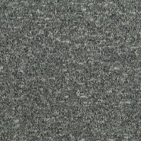 Grey Heathered-Marl Jersey Knit, Polyester, 130 gsm