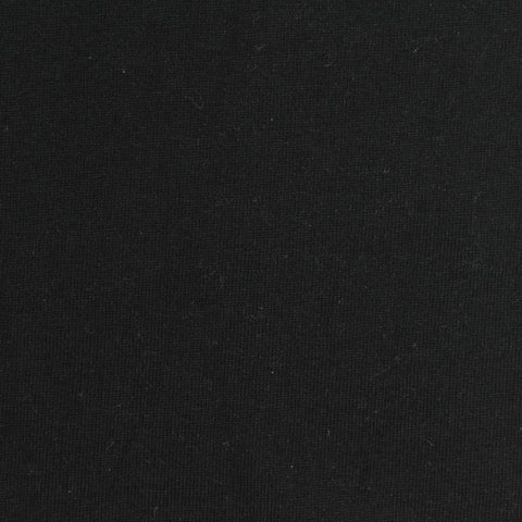 Cotton Polyester Knit Fabric, 180 gsm — Black