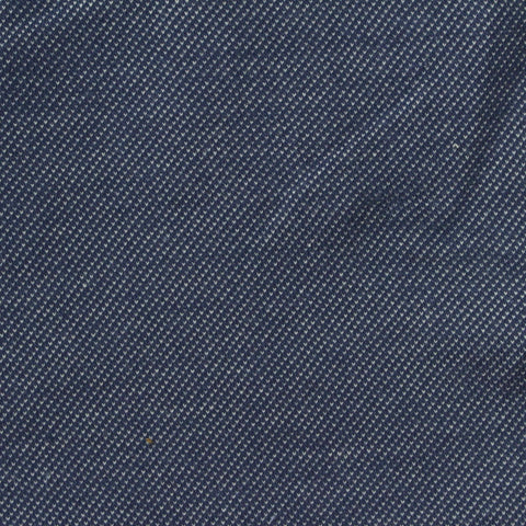Jacquard Cotton Polyester Stretch French Terry Fabric, 190 gsm, 160 cm — Navy