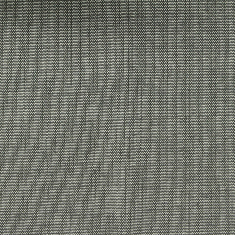 Heathered Grey Marl Rib Knit, Cotton-Poly, 430 gsm