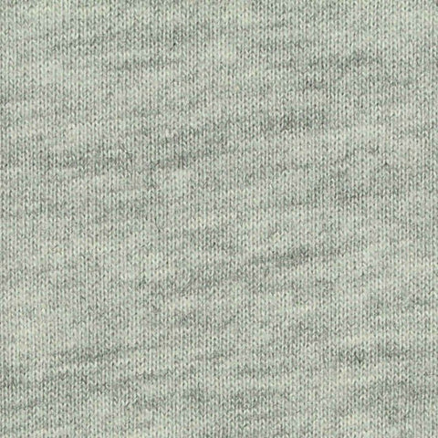 Light Grey Marl Jersey Knit, Cotton-Poly, 200 gsm
