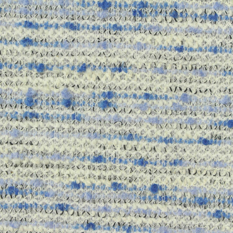White Marl Chunky Knit, Poly-Cotton, 230 gsm