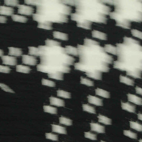 Black Houndstooth Jacquard, Polyester, 190 gsm, 160 cm