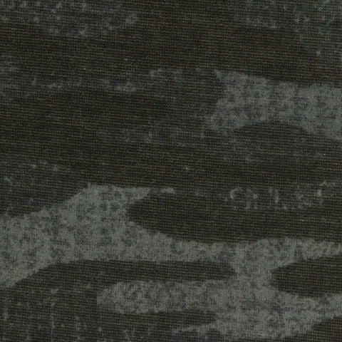 Dark Grey Camo Chunky Knit, Viscose-Acrylic