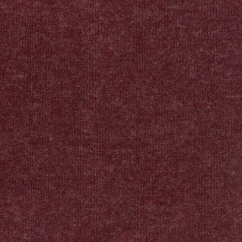 Deep Red Marl Chunky Knit, Viscose-Poly, 260 gsm