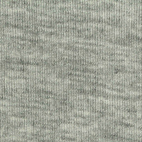 Grey Marl Rib Knit, Poly-Viscose, 170 gsm