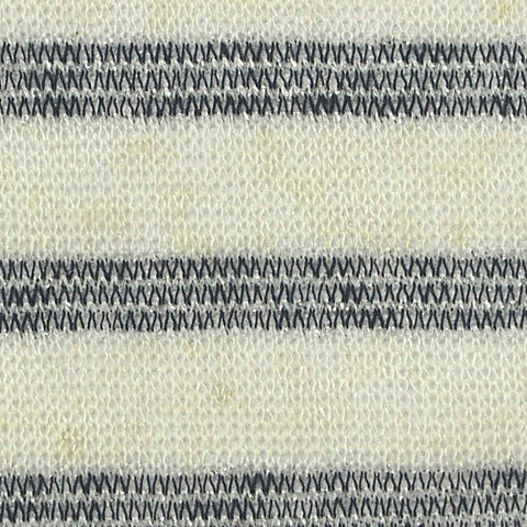 Dark Grey Horizontal-Stripe Knit, Viscose-Poly, 130 gsm, 160 cm