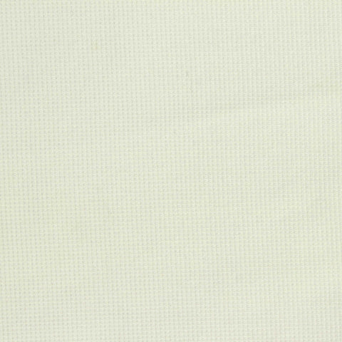 Polyester Viscose Stretch Waffle Knit Fabric, 265 gsm, 160 cm — White