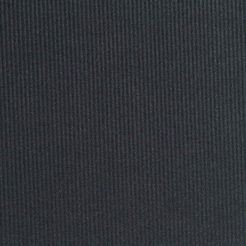 Polyester Stretch Rib Knit Fabric, 260 gsm, 155 cm — Navy