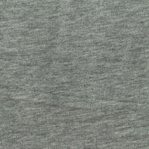 Grey Marl French Terry, Cotton, 220 gsm