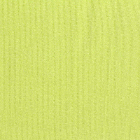 Polyester Viscose Blend Stretch Rib Knit Fabric, 210 gsm, 173 cm — Green