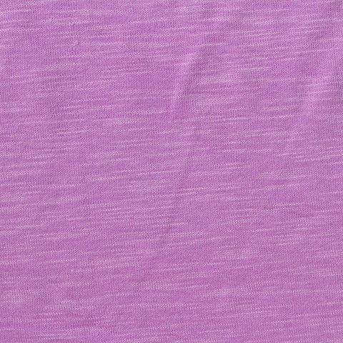 Purple Marl Jersey Knit, Modal-Cotton