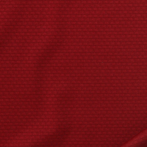 Red Textured Jacquard, Poly-Spandex