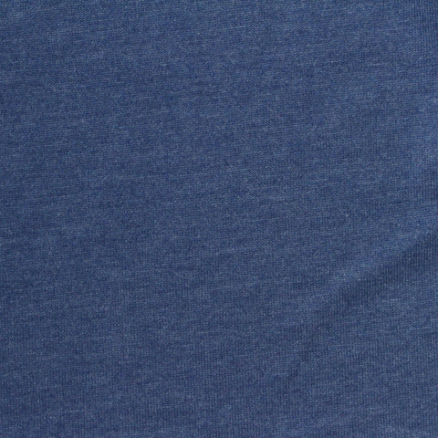 Blue Marl Jersey Knit, Poly-Viscose, 180 gsm, 166 cm