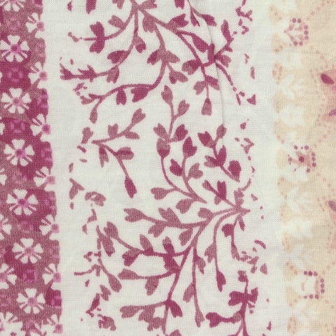 Pink Floral Jersey Knit, Polyester, 128 gsm